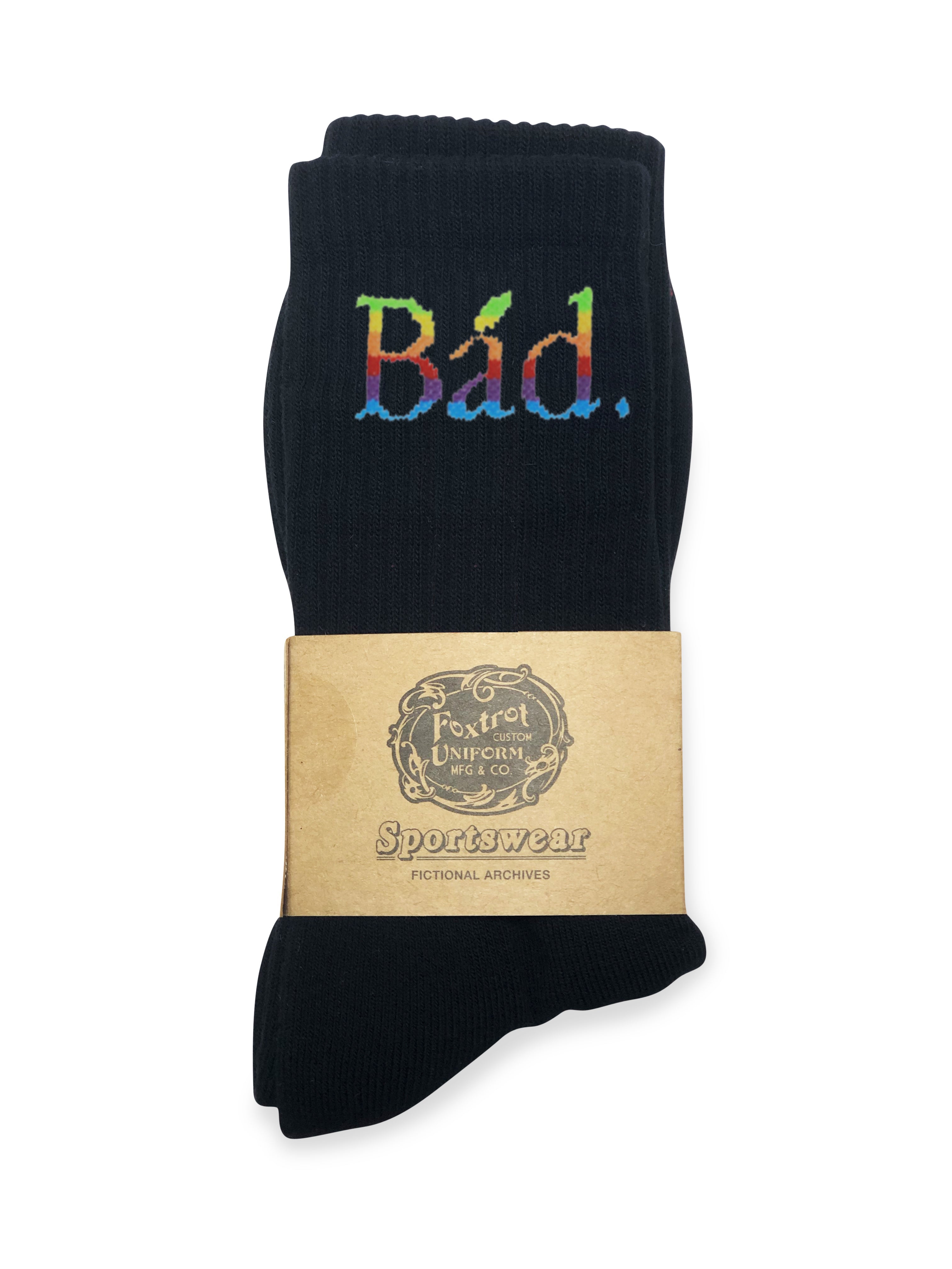 Foxtrot Uniform Bad Apple Socks - Black Spectrum