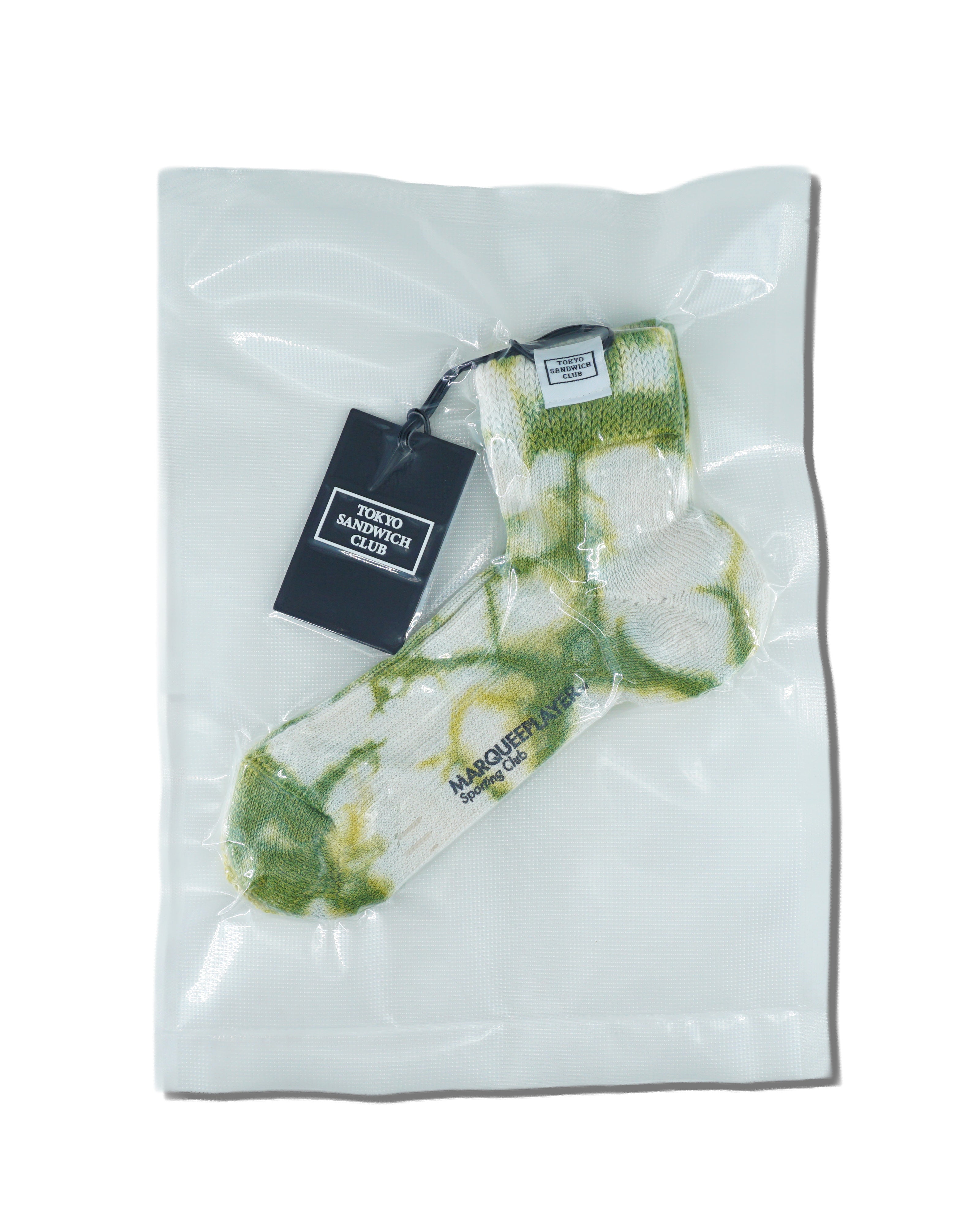 “TSC x MARQUEE PLAYER” Hybrid rib socks 3/4 “Made In Japan” MATCHA