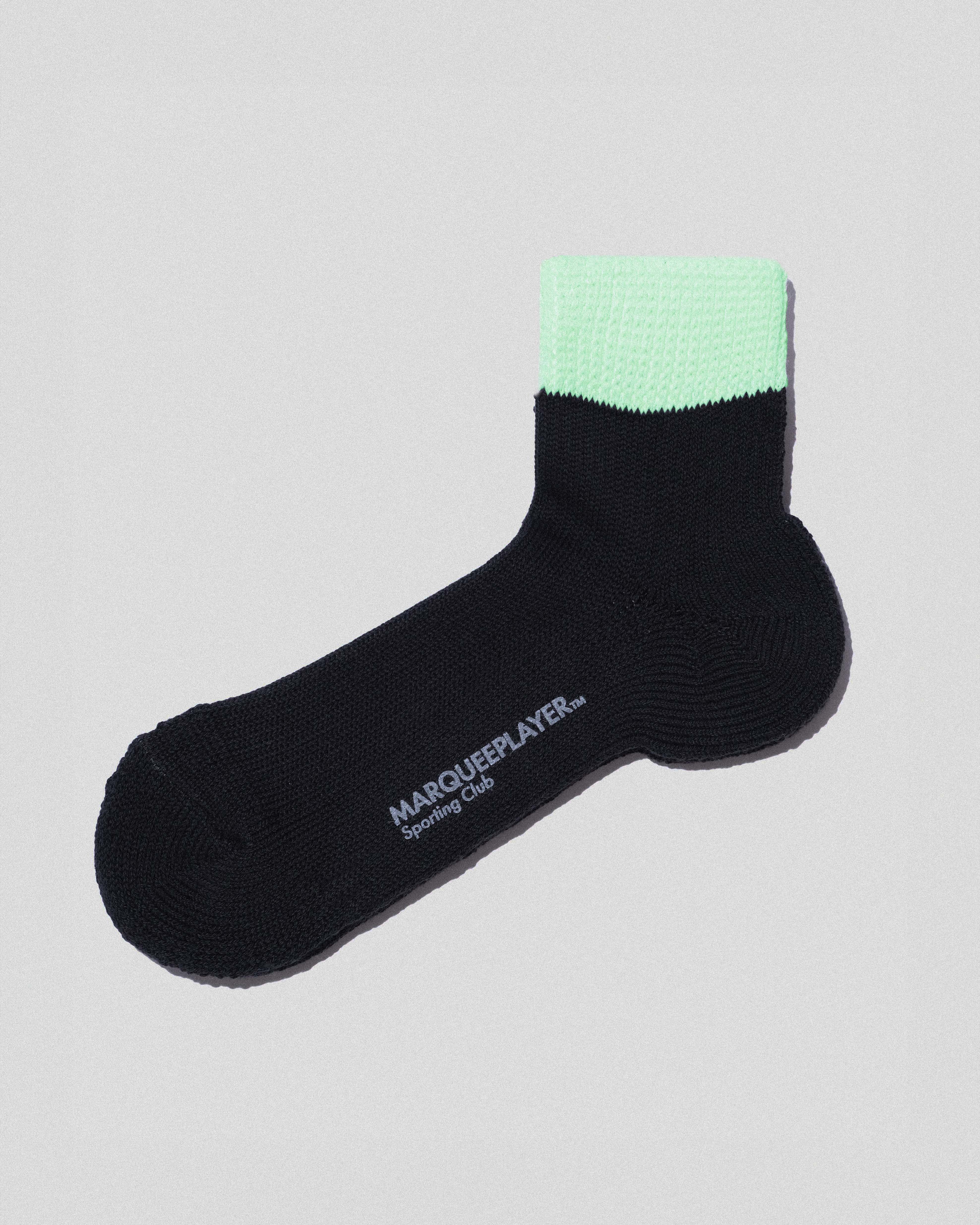 HYBRID RIB SOCKS SS CHARCOAL “MADE IN JAPAN""GLOW IN THE DARK"