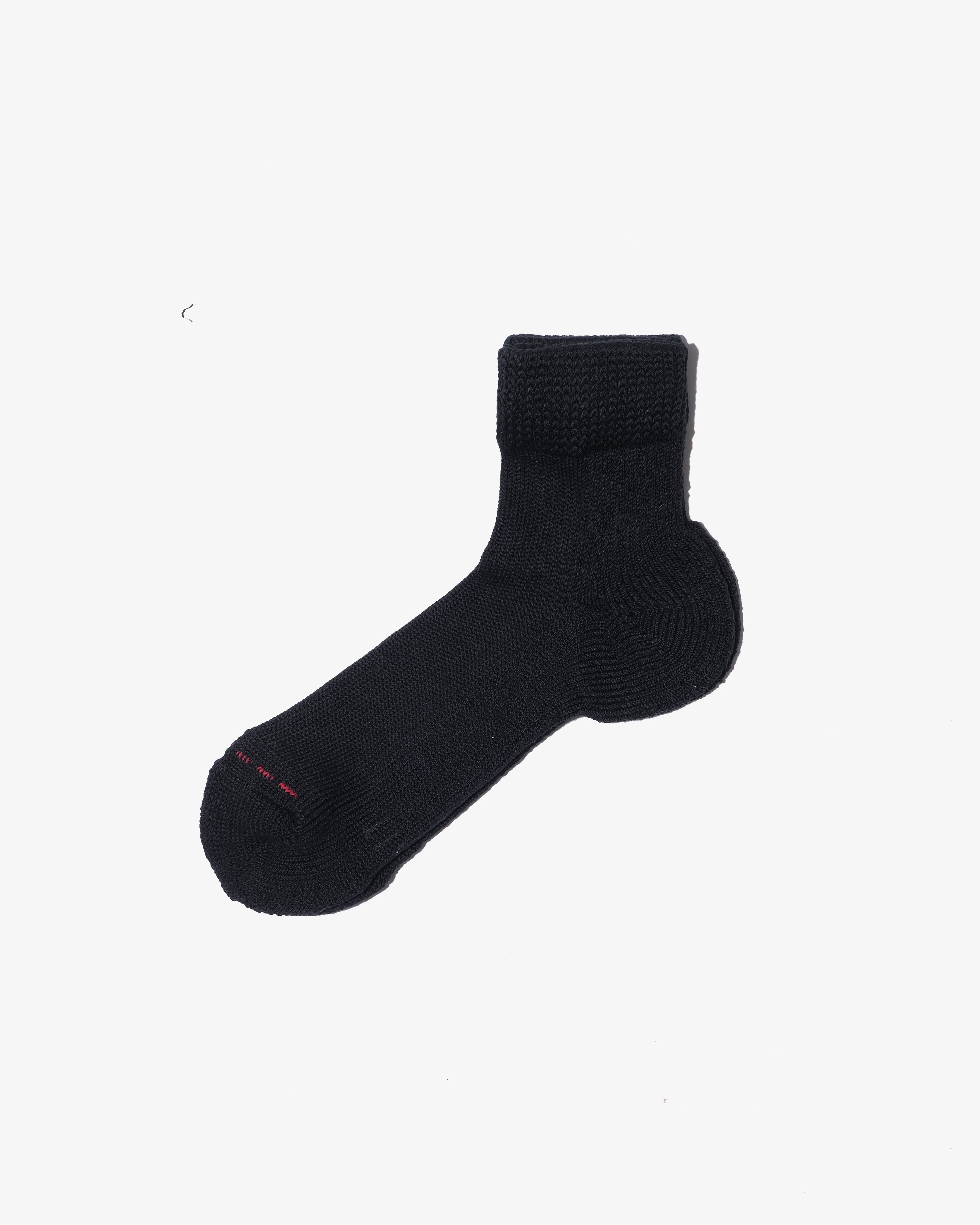 Hybrid rib socks 3/4 "Made In JAPAN""mita sneakers" black out