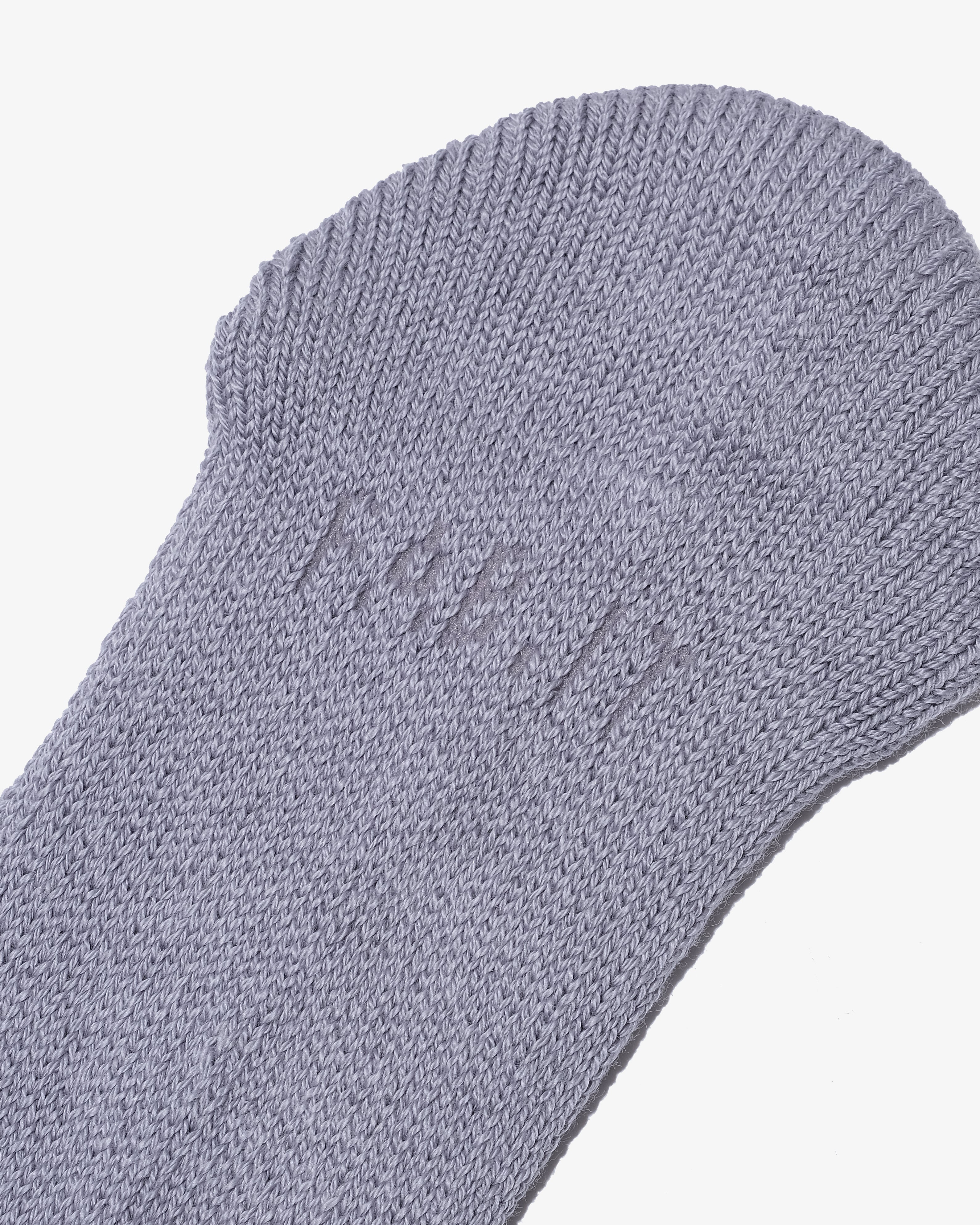 Hybrid rib socks 3/4 "Made In JAPAN""mita sneakers" asphalt gray