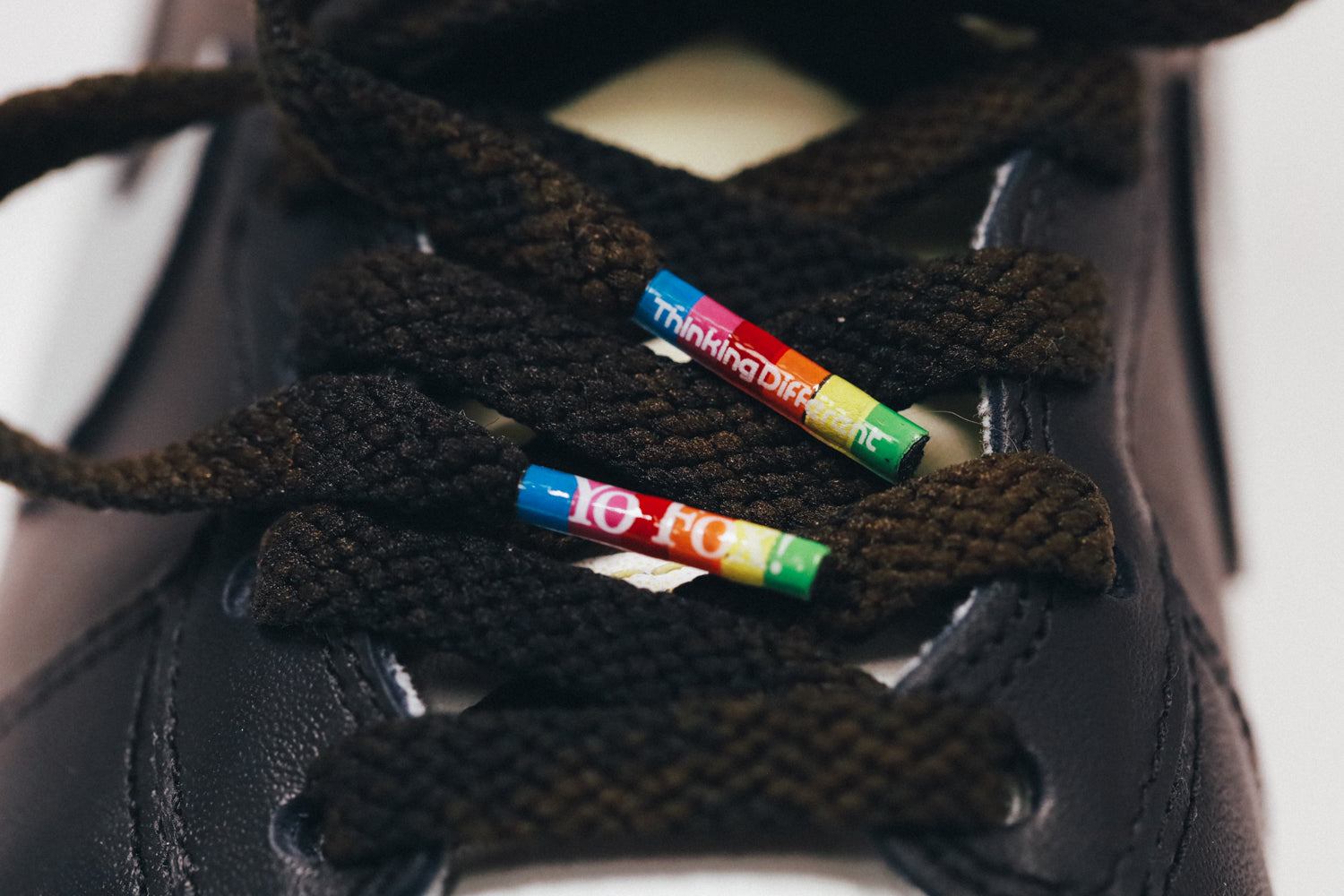 Foxtrot Uniform Bad Apple Collection THINKING DIFFERENT BLACK LACES
