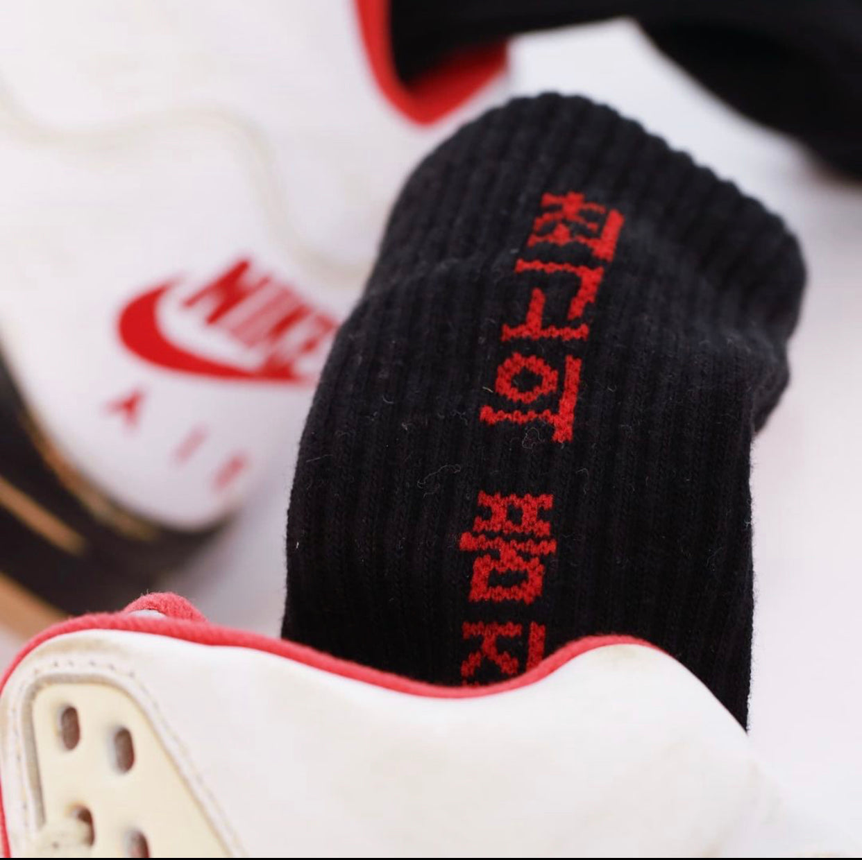 Foxtrot Uniform Of The Highest Quality Socks CREAM/CHICAGO