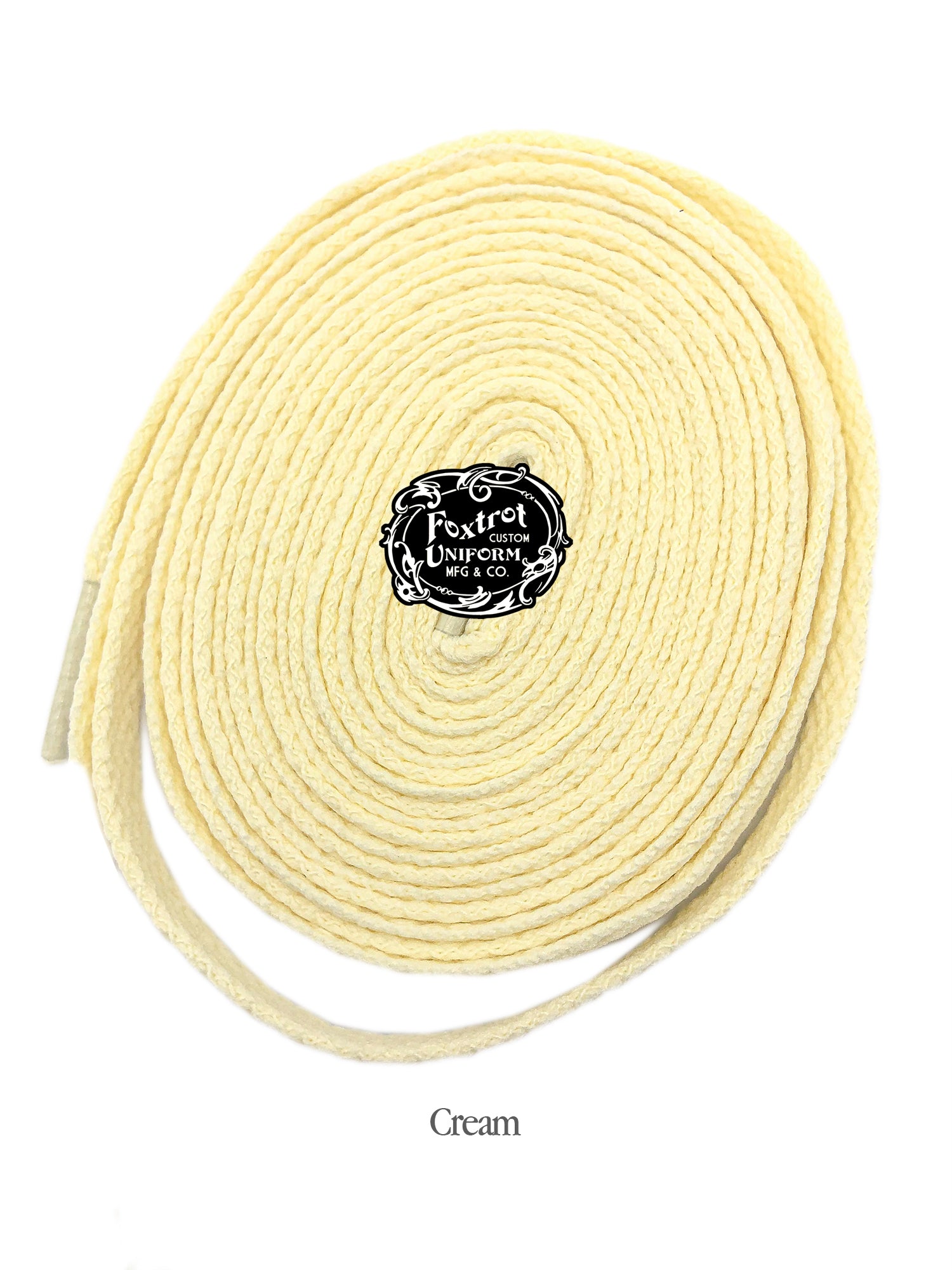 Foxtrot Uniform Sports Laces CREAM