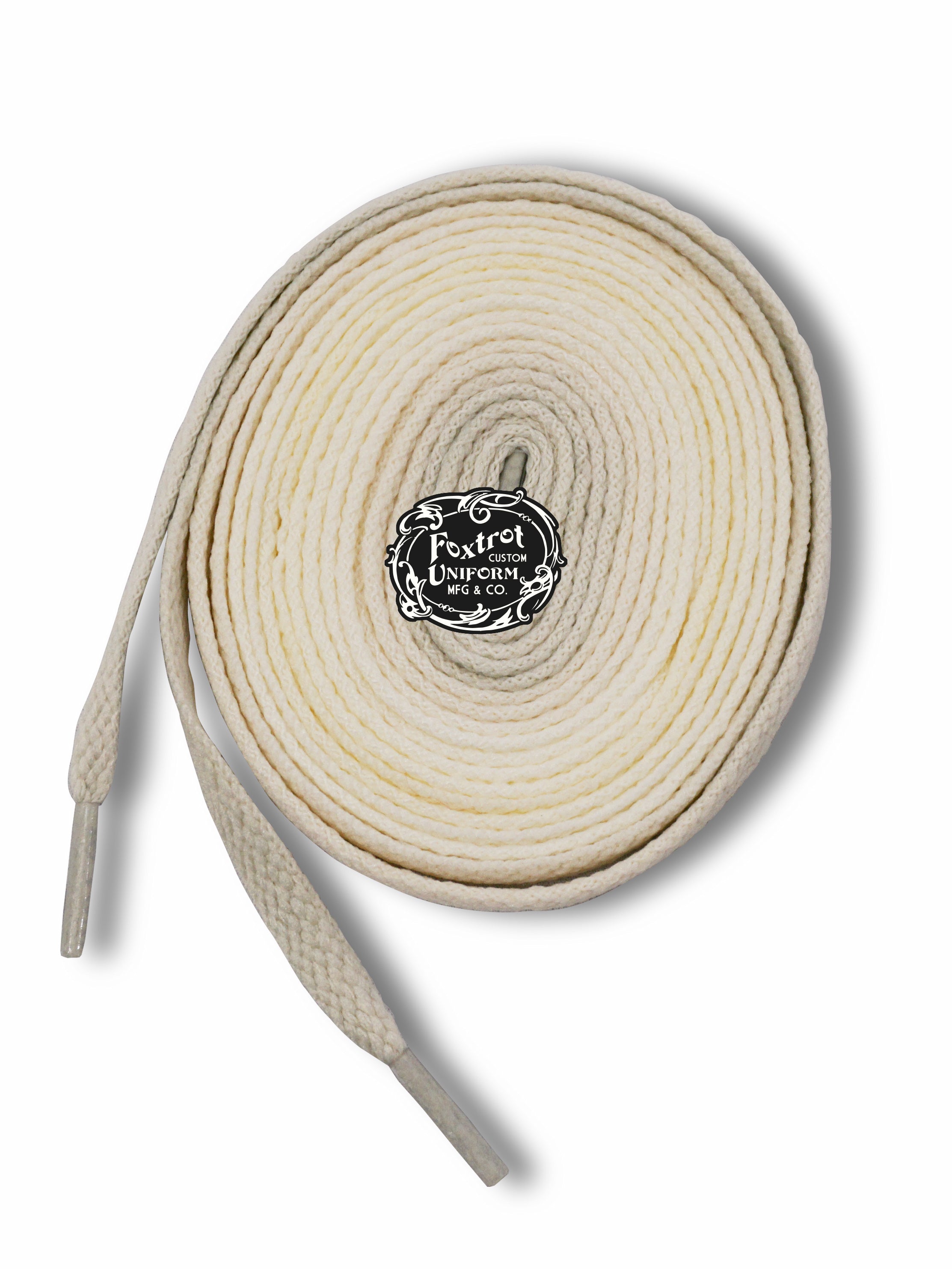 Foxtrot Uniform Sports Laces UNION CREAM NATURAL