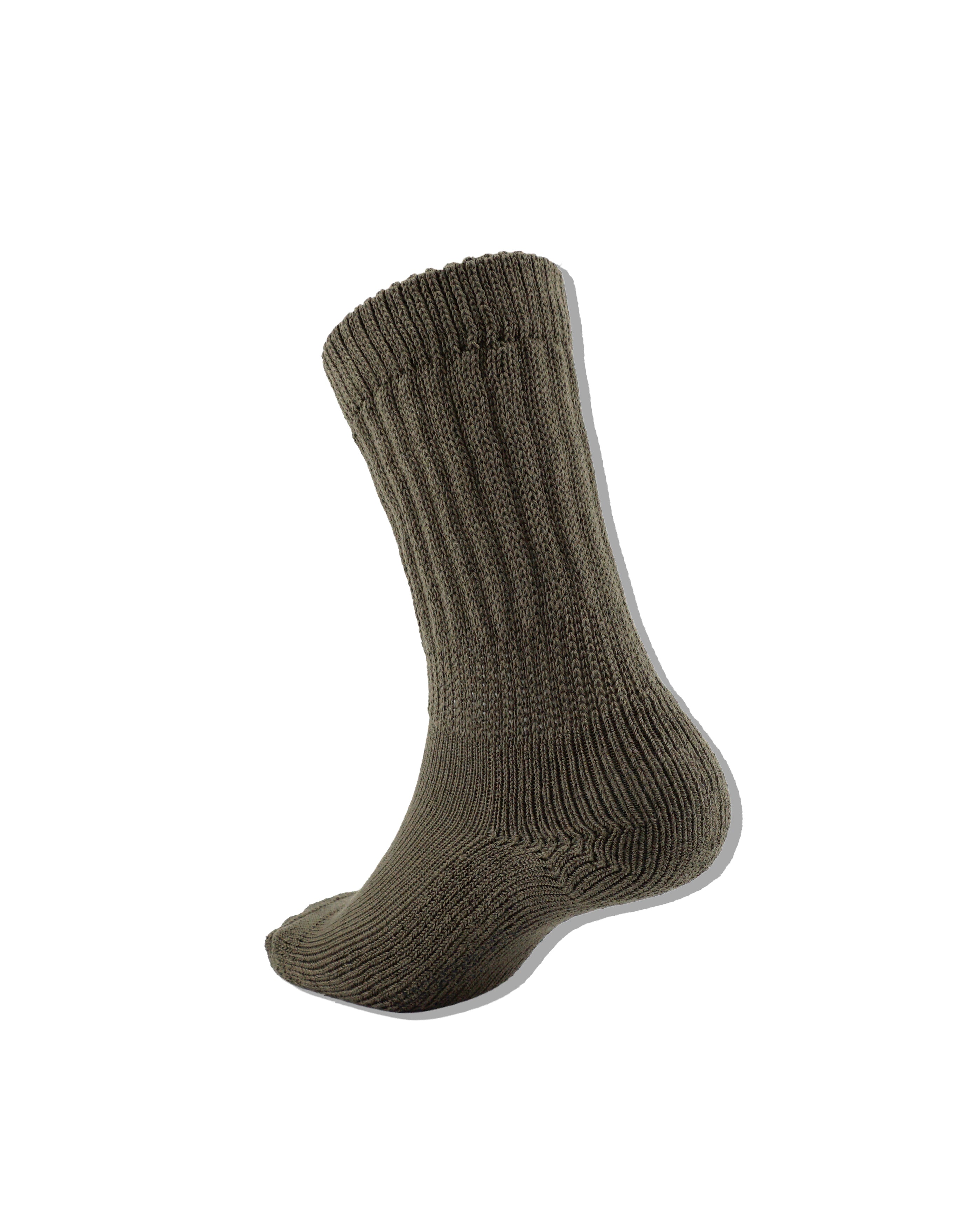 Hybrid rib socks “Made In Japan” olive