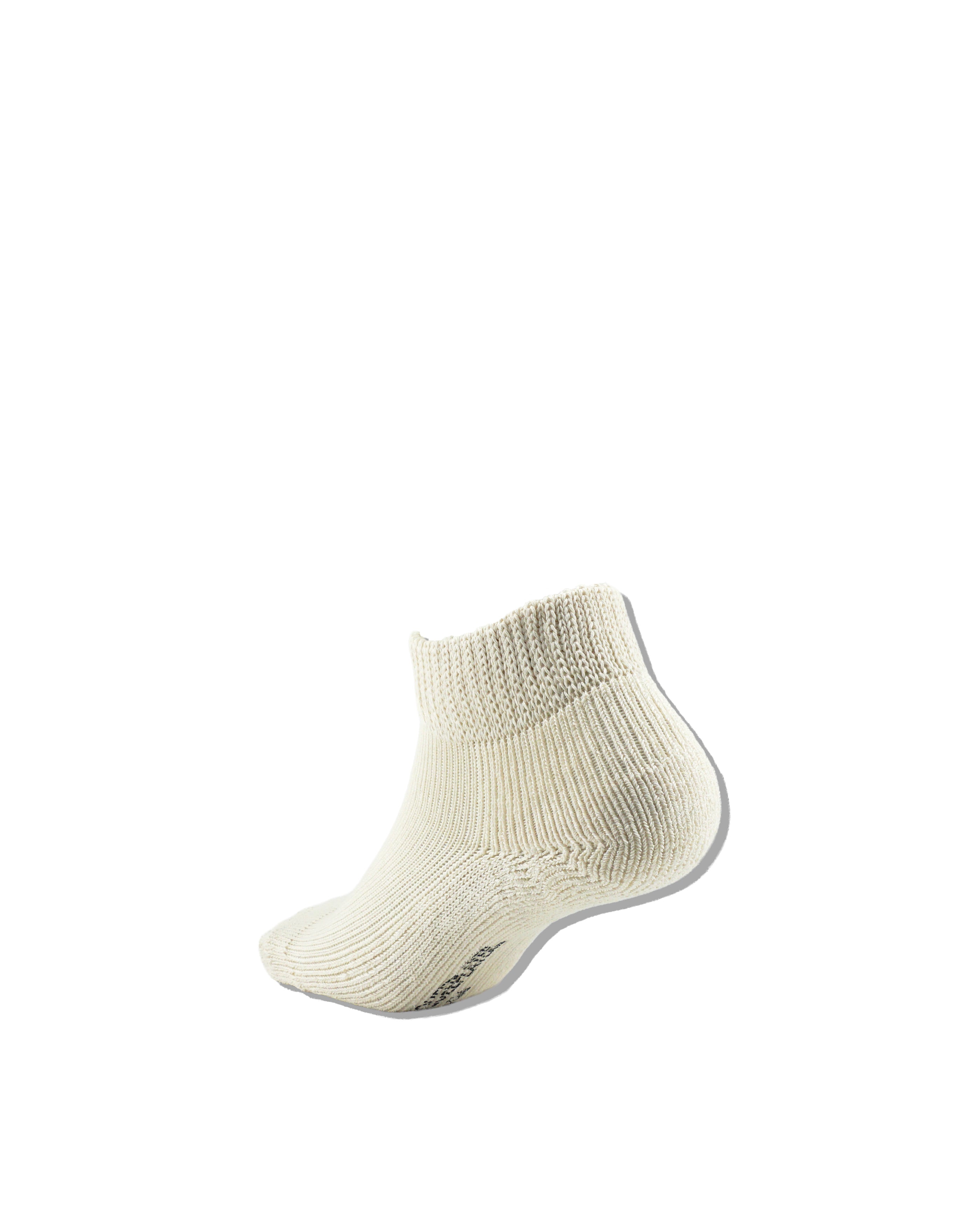 Hybrid rib socks SS "Made In JAPAN" ivory white