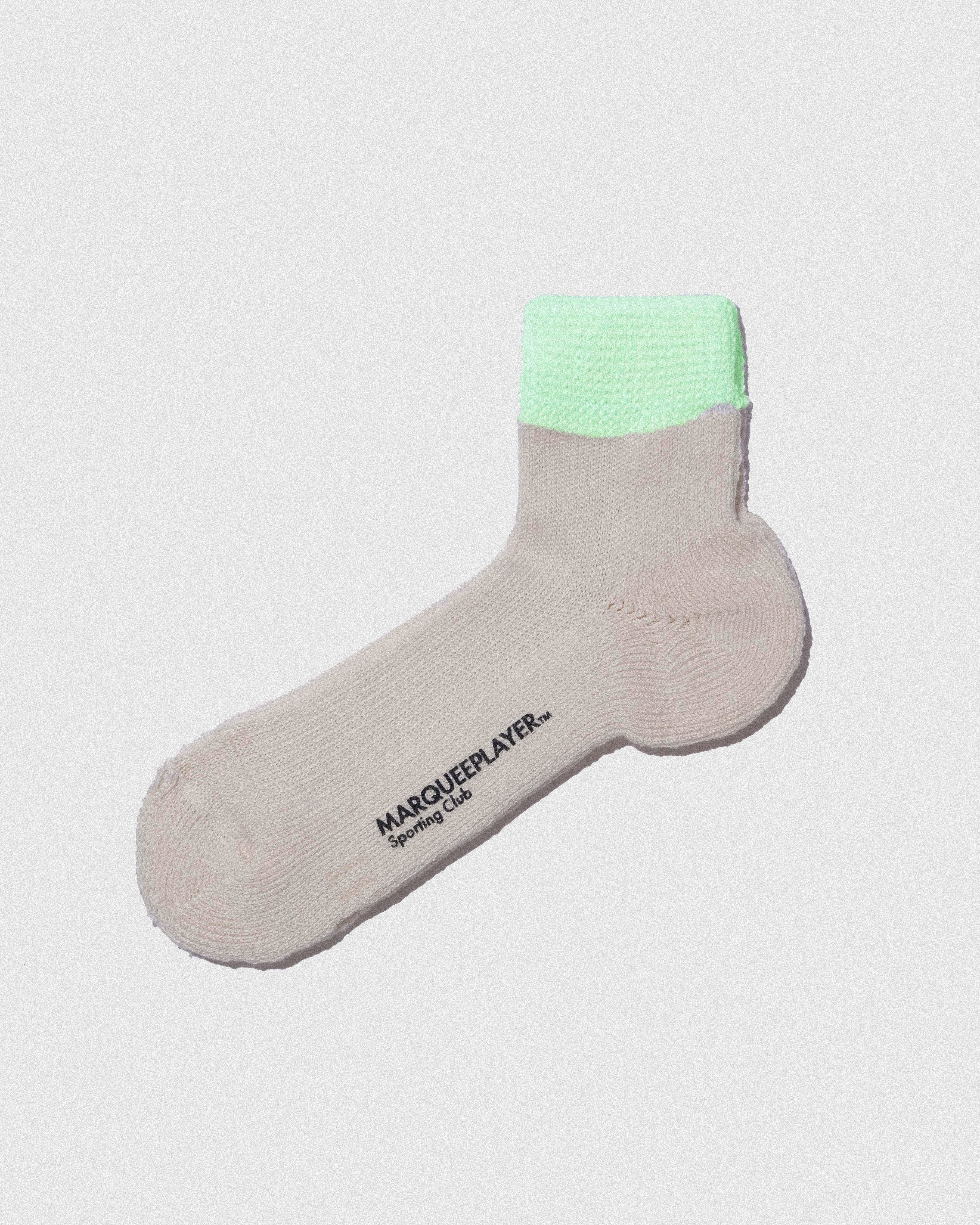 HYBRID RIB SOCKS SS IVORY WHITE “MADE IN JAPAN""GLOW IN THE DARK"