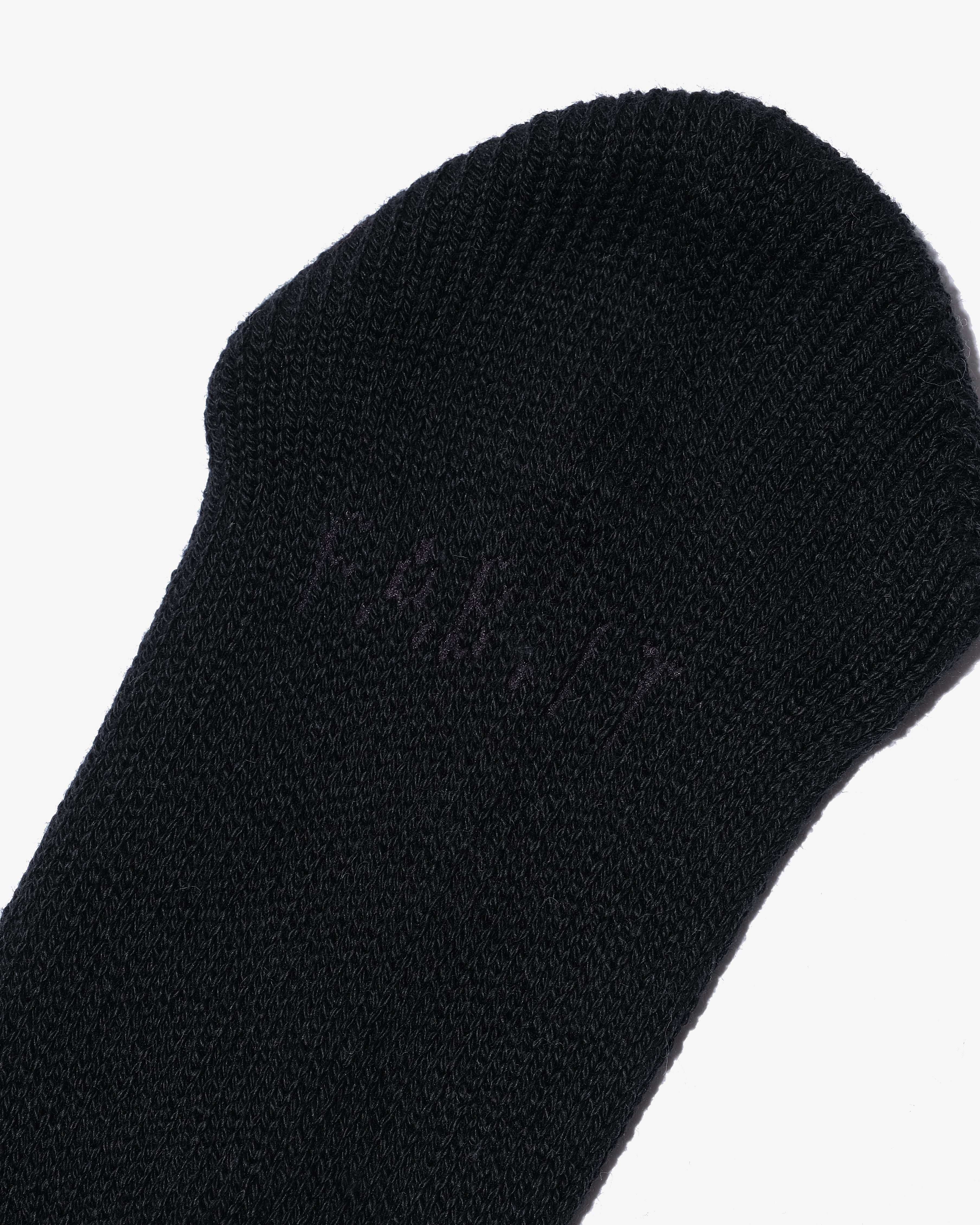 Hybrid rib socks 3/4 "Made In JAPAN""mita sneakers" black out