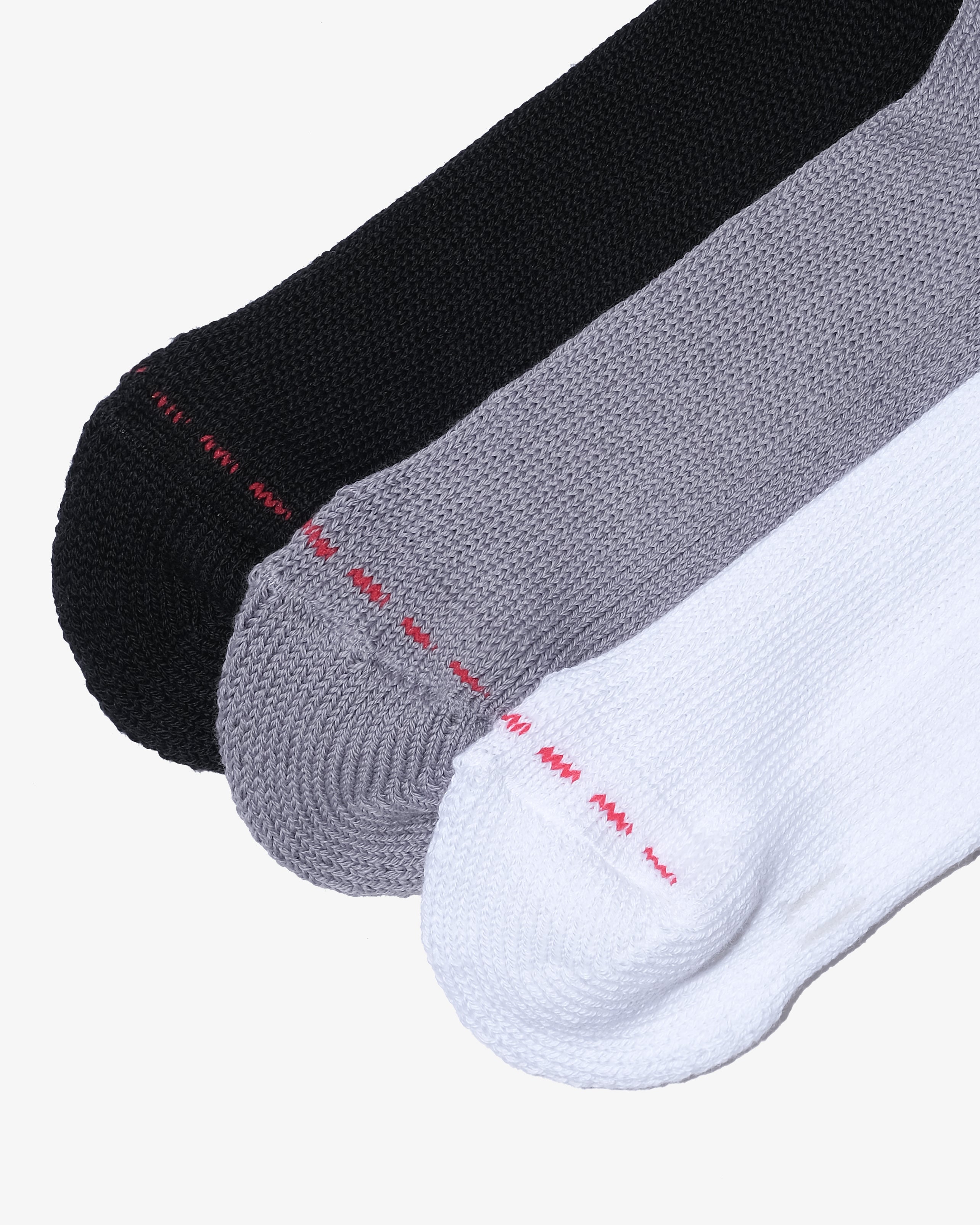 Hybrid rib socks 3/4 "Made In JAPAN""mita sneakers" white out