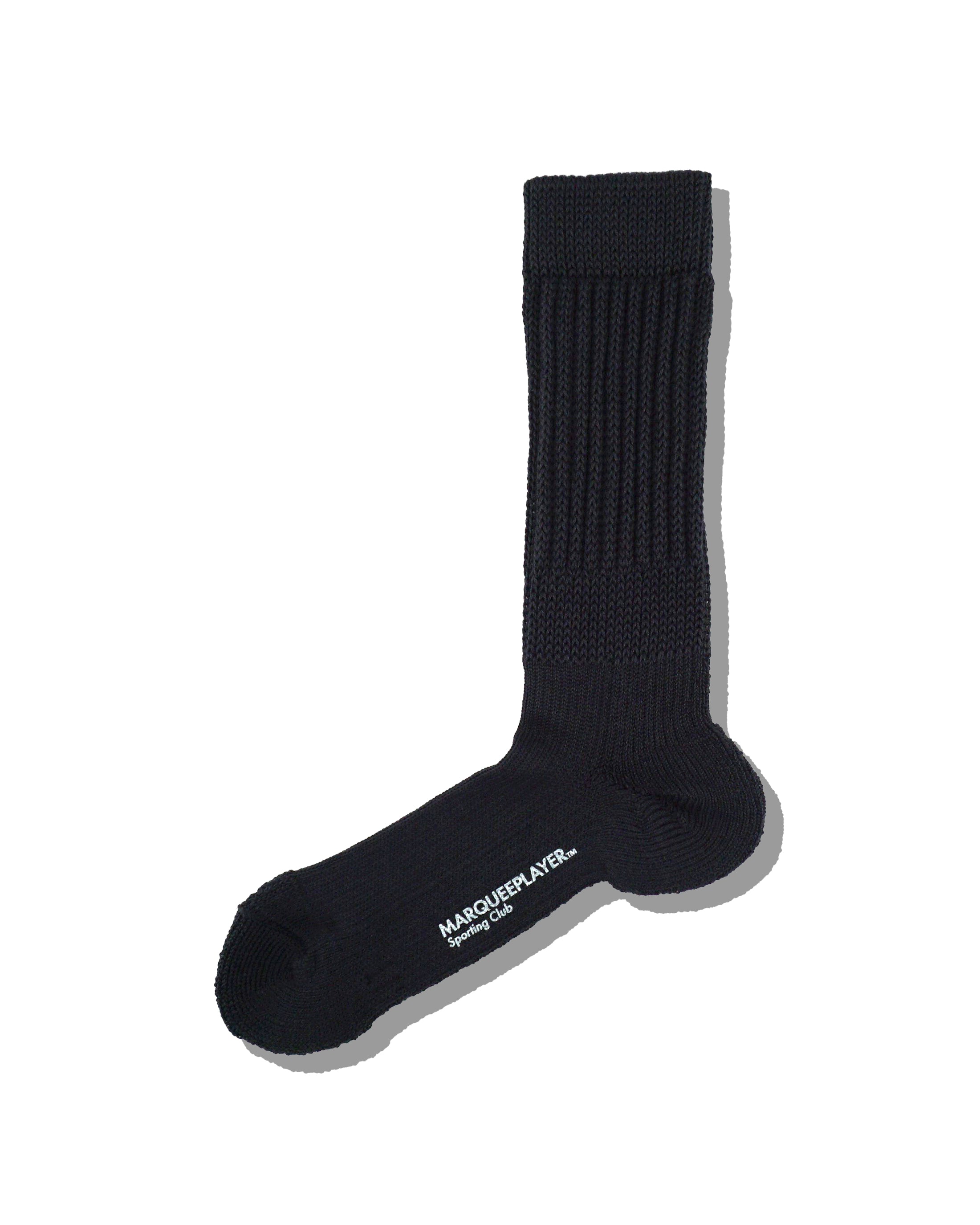 Hybrid rib socks  "Made In JAPAN"charcoal