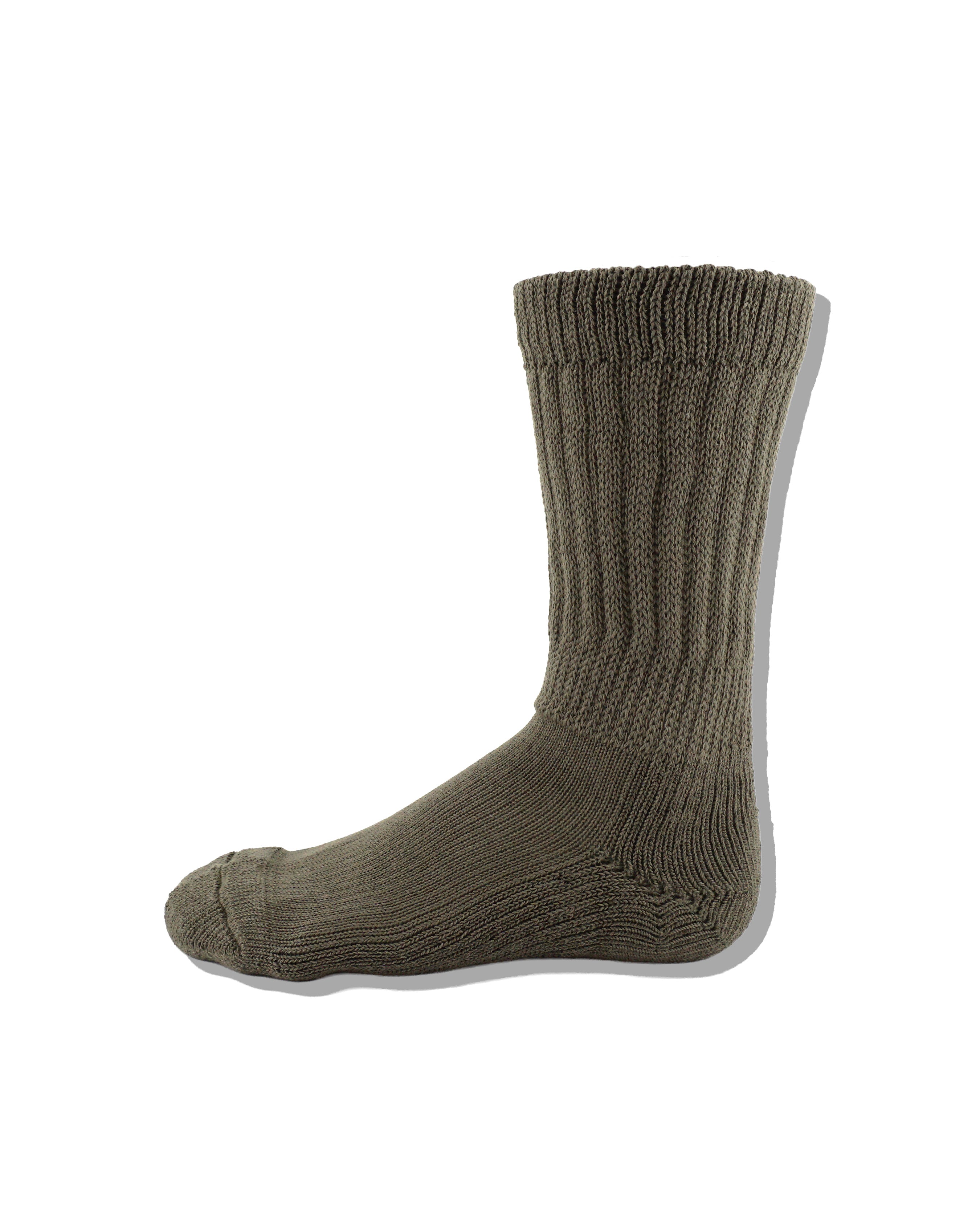 Hybrid rib socks “Made In Japan” olive