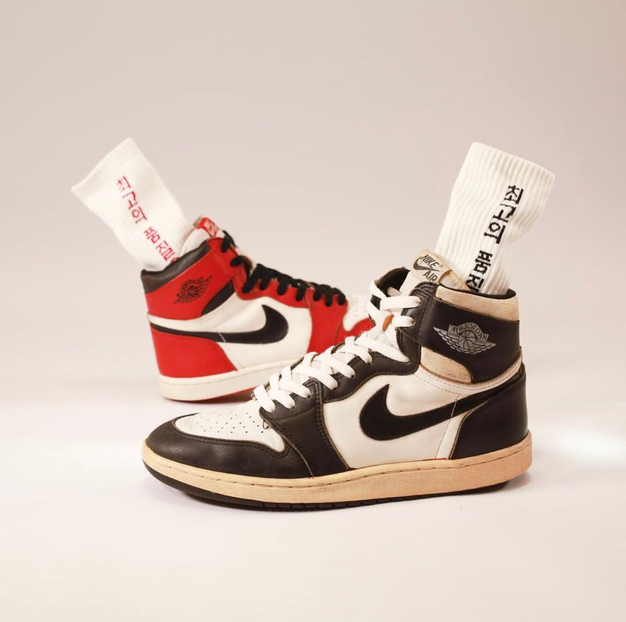 Foxtrot Uniform Of The Highest Quality Socks BLACK/CREAM