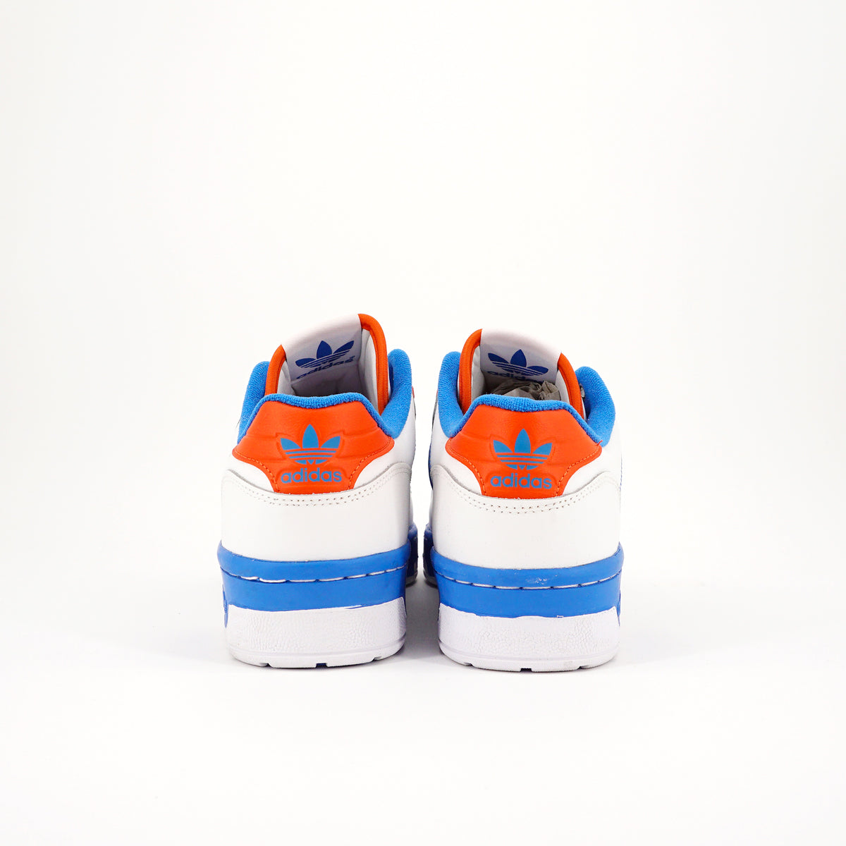 adidas Rivalry Low White Blue Orange KNICKSカラー 28cm