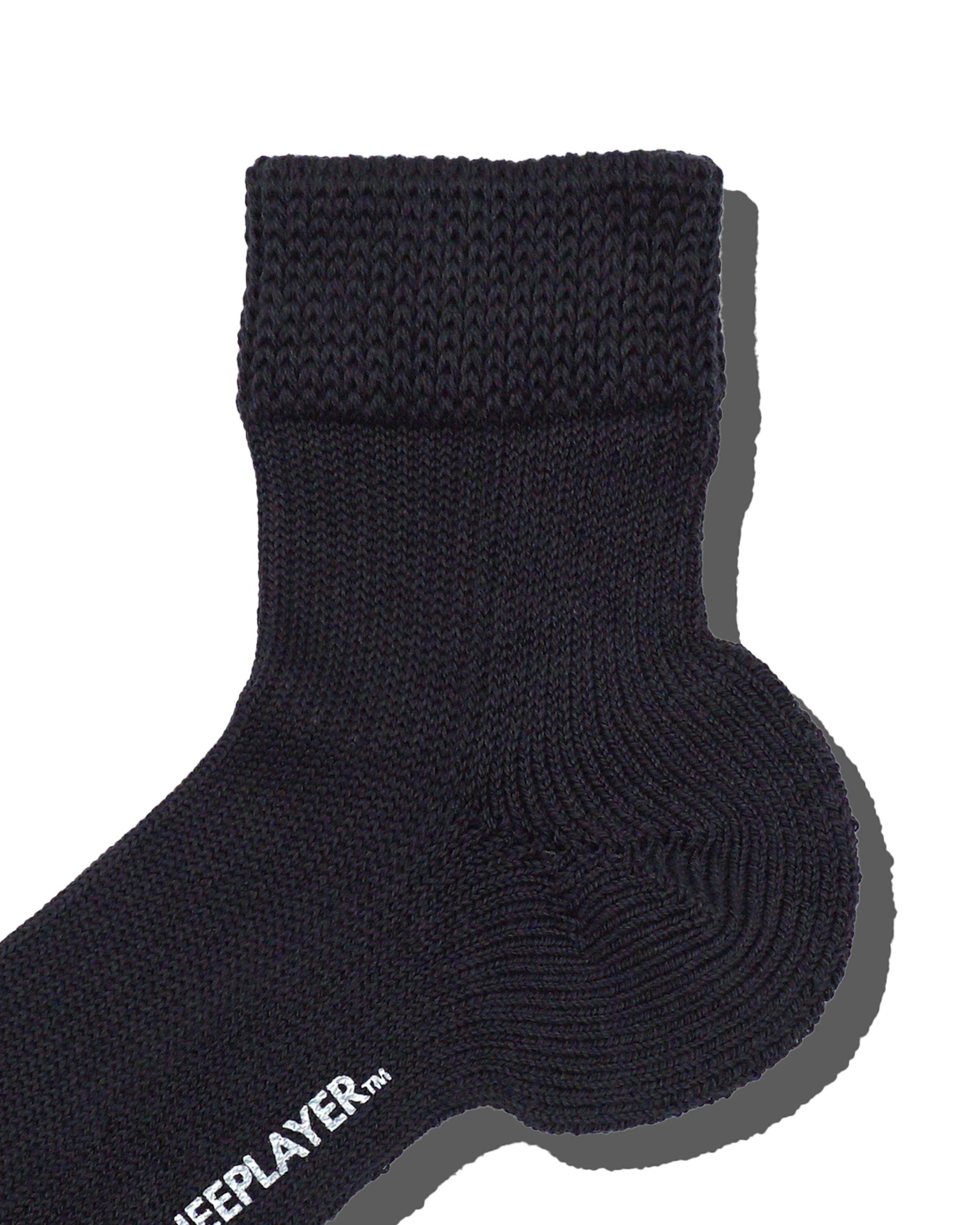 Hybrid rib socks SS "Made In JAPAN" charcoal