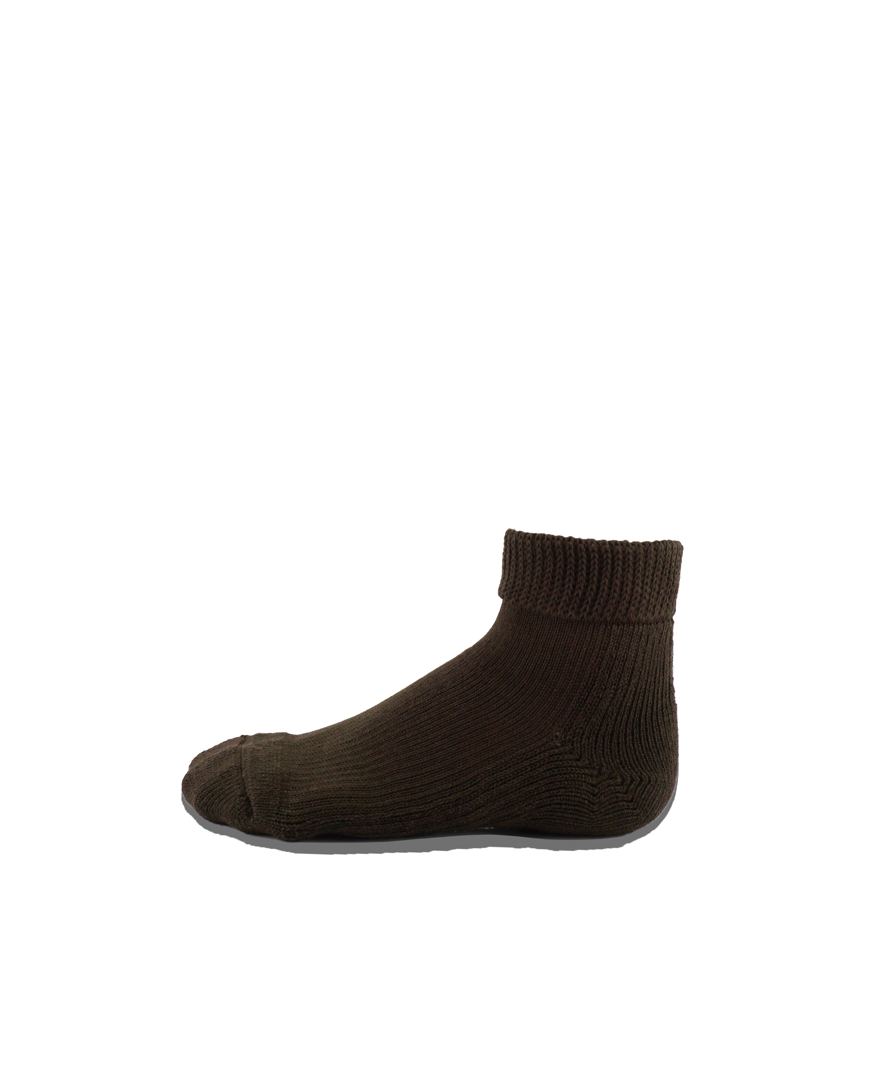 Hybrid rib socks SS "Made In JAPAN" dark brown