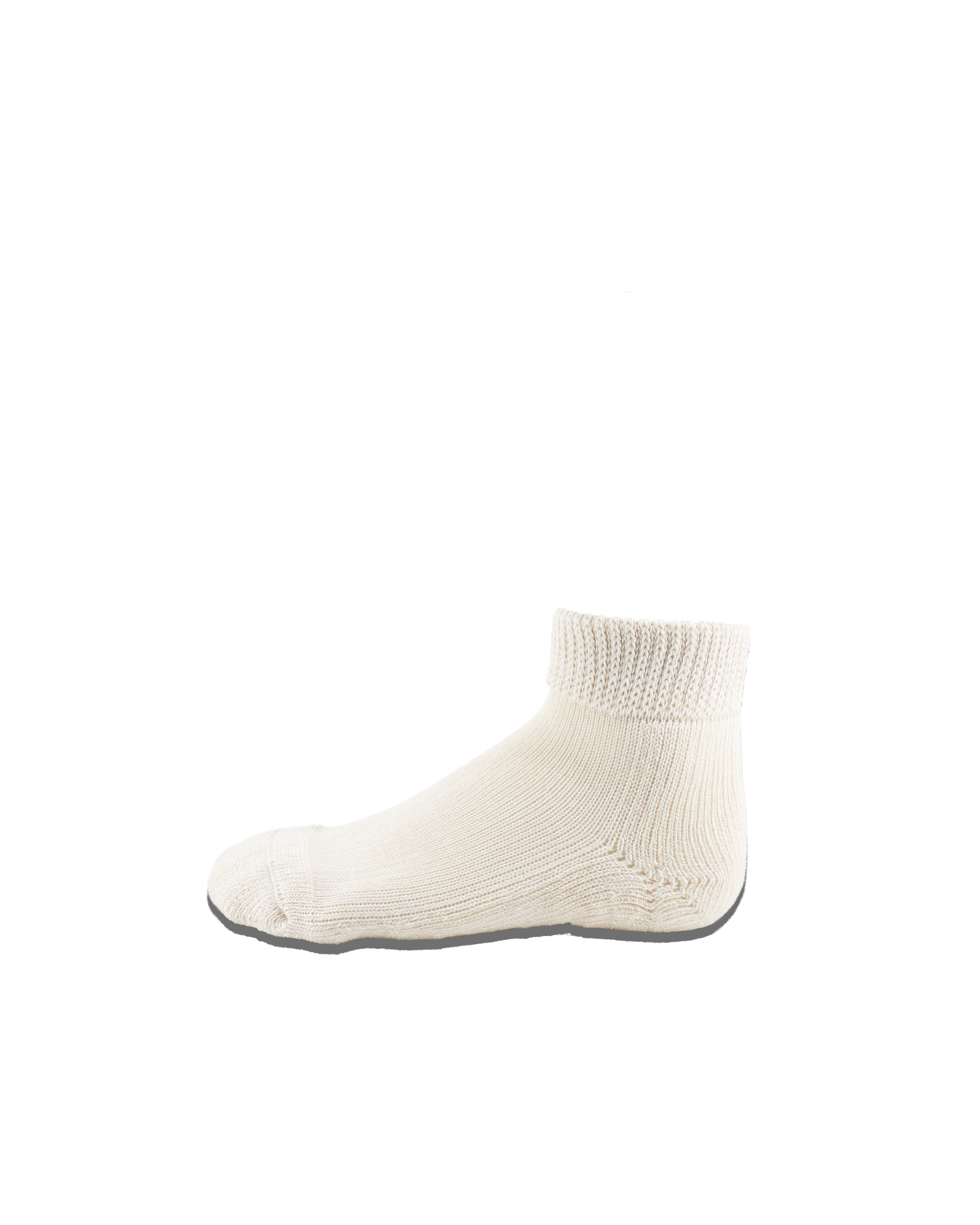 Hybrid rib socks SS "Made In JAPAN" ivory white